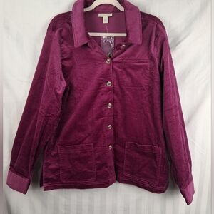 Appleseeds Corduroy Barn Jacket Fuscia/Purple Size L